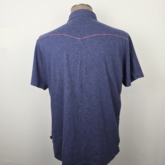HOWLER BROTHERS- Mens XL 100% Cotton Ranchero Polo Shirt - Picture 5 of 7
